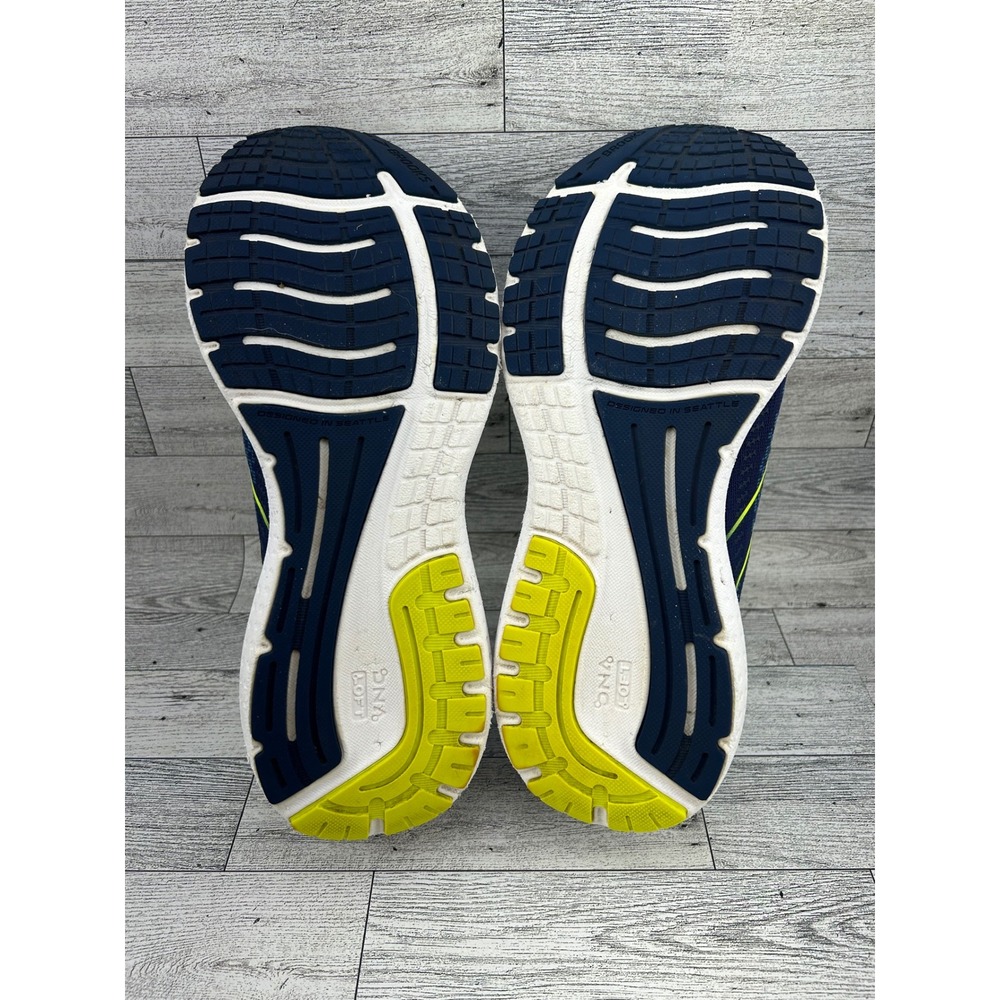 Brooks Glycerin 19 Men Running Shoes Navy Blue Lime 1103561D443 Size 9.5D - Picture 15 of 16